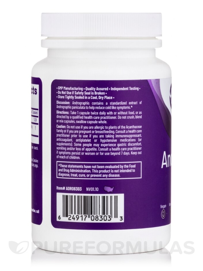 Andrographis - 120 Capsules - Alternate View 2