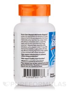 Best Ubiquinol with Kaneka's QH® 50 mg - 90 Softgels - Alternate View 2