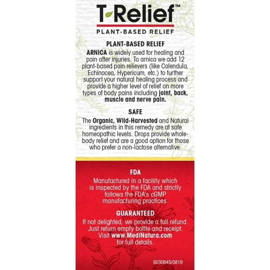T-Relief™ Extra Strength Pain Relief (Oral Drops) - 1.69 fl. oz (50 ml) - Alternate View 1