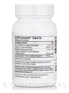 Trace Minerals - 90 Capsules - Alternate View 1
