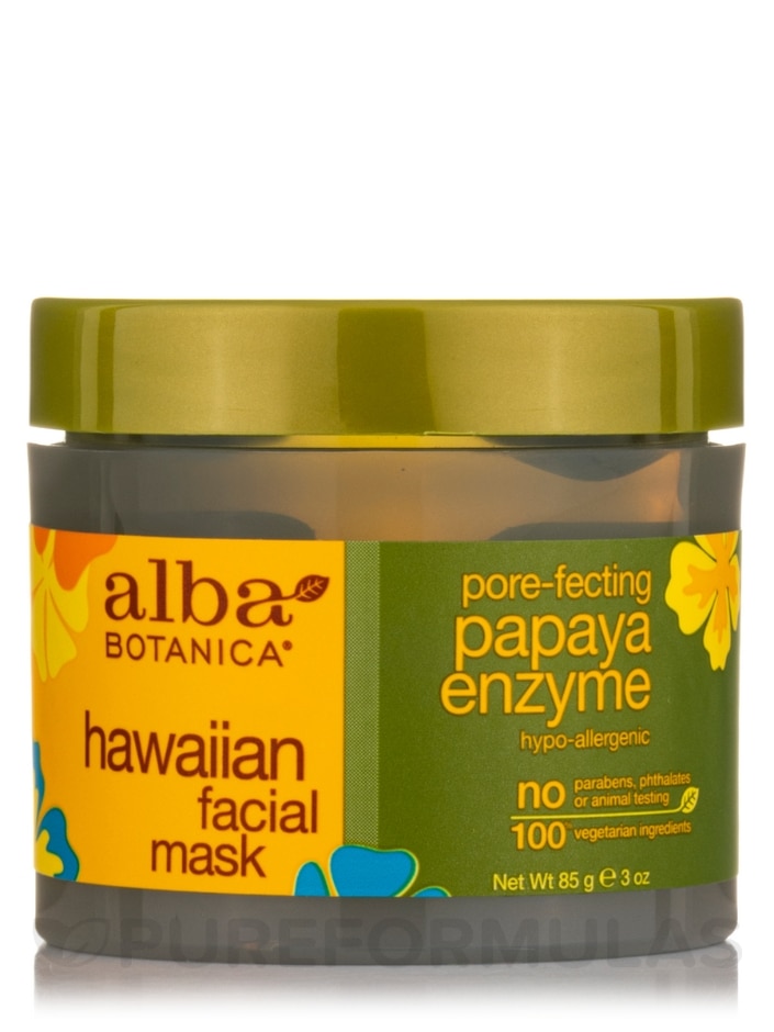 Natural Hawaiian Facial Mask Pore-Fecting Papaya Enzyme - 3 oz (85 Grams) - Alternate View 2