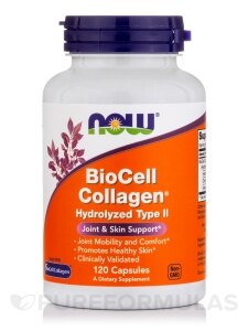 BioCell Collagen® - Hydrolyzed Type II - 120 Veg Capsules