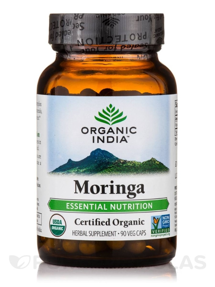 Organic Moringa - 90 Veg Capsules