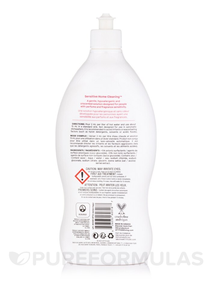 Baby Bottle & Dishwashing Liquid - Unscented - 23.6 fl. oz (700 ml) - Alternate View 1