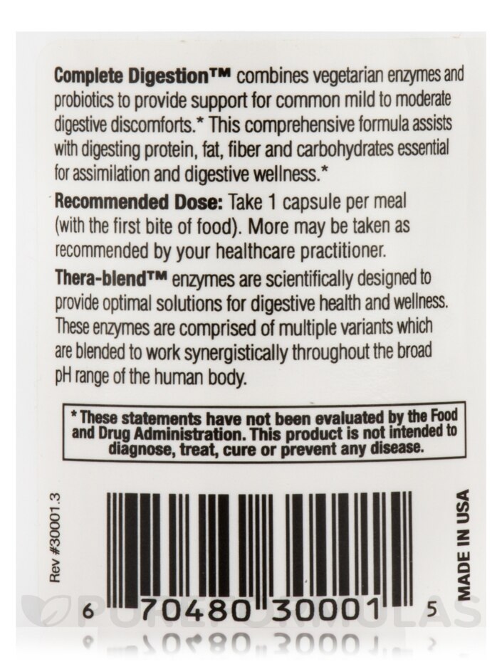 Complete Digestion™ - 30 Capsules - Alternate View 4