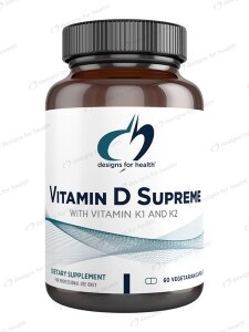 Vitamin D Supreme with Vitamin K1 and K2 - 60 Vegetarian Capsules