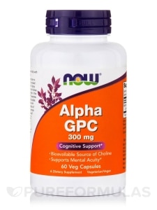 Alpha GPC 300 mg - 60 Veg Capsules