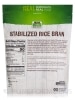NOW Real Food® - Stabilized Rice Bran - 20 oz (567 Grams) - Alternate View 1