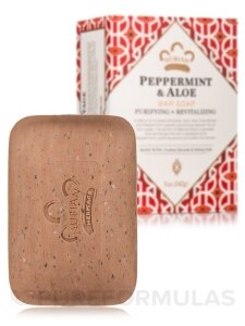 Peppermint & Aloe Bar Soap - 5 oz (141 Grams) - Alternate View 1