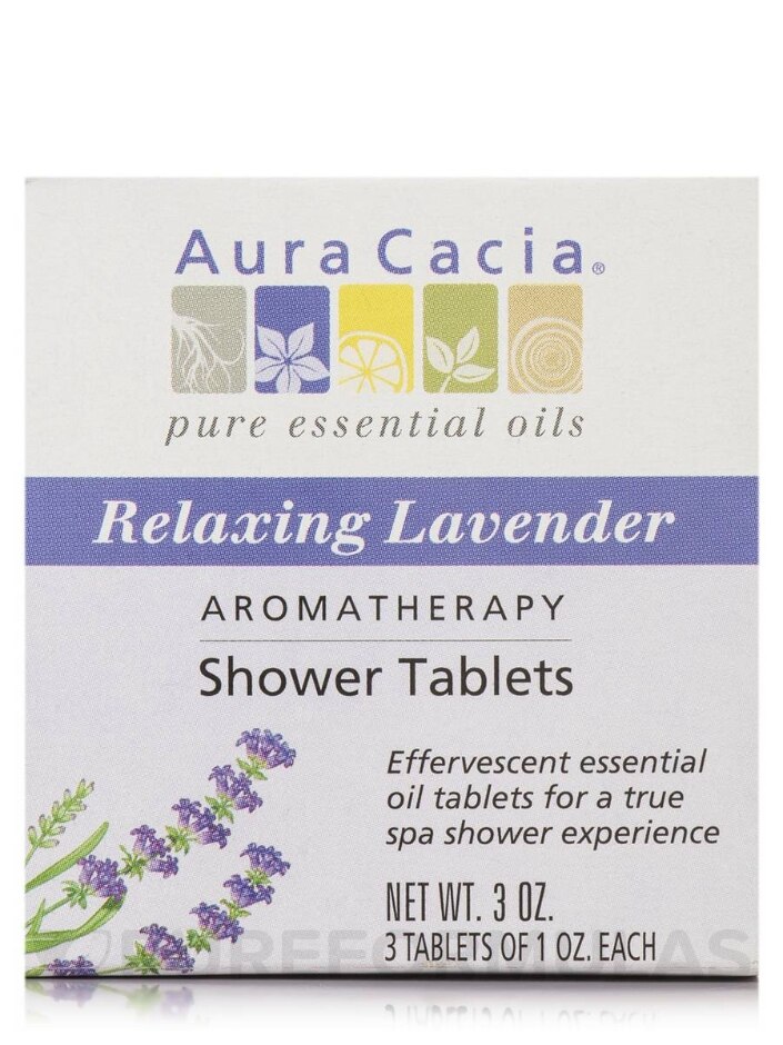 Relaxing Lavender Shower Tablets - 3 oz (3 Tablets of 1 oz Each)